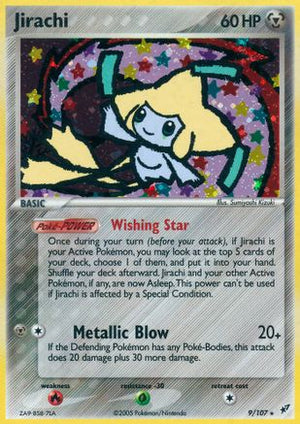 Jirachi 9/107 - Deoxys Reverse Holofoil - Poke-Collect