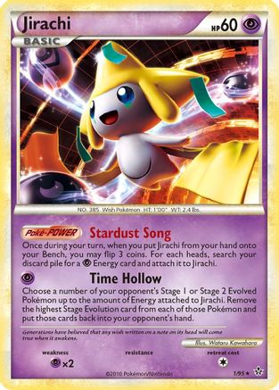 Jirachi 1/95 - Unleashed Reverse Holofoil - Poke-Collect
