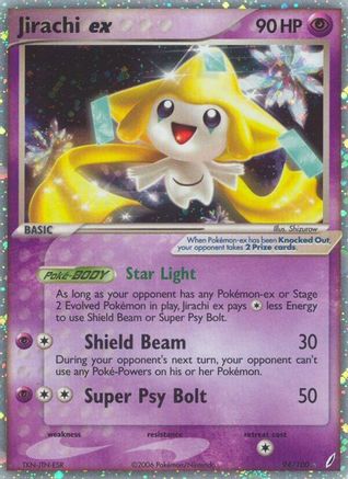 Jirachi ex 94/100 - Crystal Guardians Holofoil - Poke-Collect