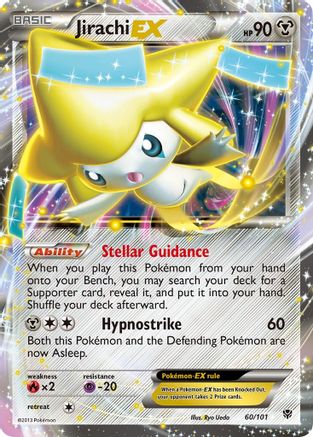 Jirachi EX 60/101 - Plasma Blast Holofoil - Poke-Collect