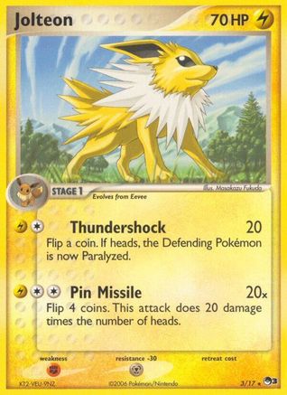 Jolteon 3/17 - POP Series 3 Holofoil - Poke-Collect