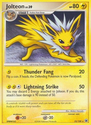 Jolteon 23/100 - Majestic Dawn Reverse Holofoil - Poke-Collect