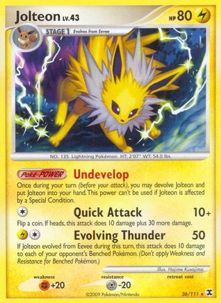 Jolteon 26/111 - Rising Rivals Reverse Holofoil - Poke-Collect