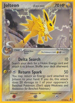 Jolteon (Delta Species) 7/113 - Delta Species Reverse Holofoil - Poke-Collect