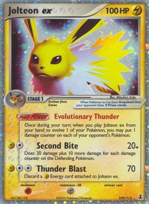 Jolteon ex 109/113 - Delta Species Holofoil - Poke-Collect