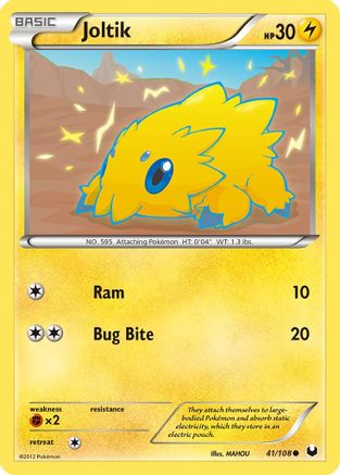 Joltik (41) 41/108 - Dark Explorers - Poke-Collect