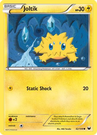 Joltik (42) 42/108 - Dark Explorers - Poke-Collect