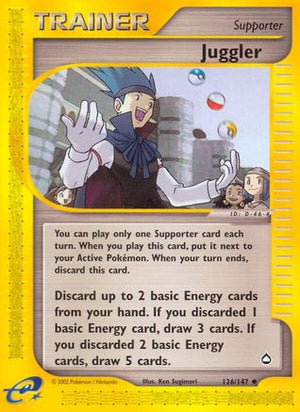 Juggler 126/147 - Aquapolis Reverse Holofoil