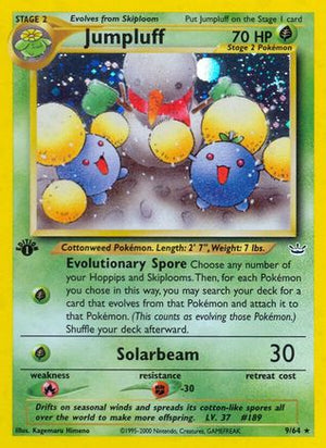 Jumpluff 9/64 - Neo Revelation 1st Edition Holofoil - Poke-Collect