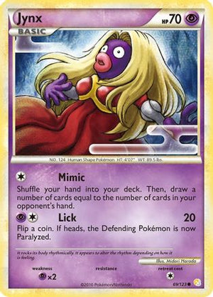 Jynx 69/123 - HeartGold SoulSilver Reverse Holofoil - Poke-Collect