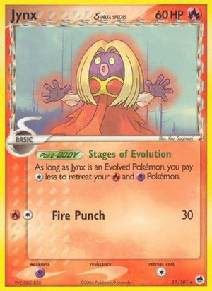 Jynx (Delta Species) 17/101 - Dragon Frontiers - Poke-Collect