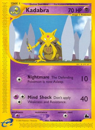 Kadabra 69/144 - Skyridge - Poke-Collect