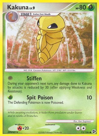 Kakuna 73/106 - Great Encounters Reverse Holofoil - Poke-Collect