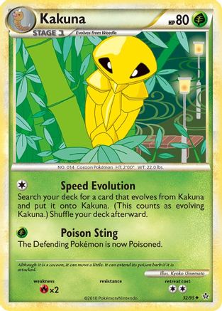 Kakuna 32/95 - Unleashed - Poke-Collect