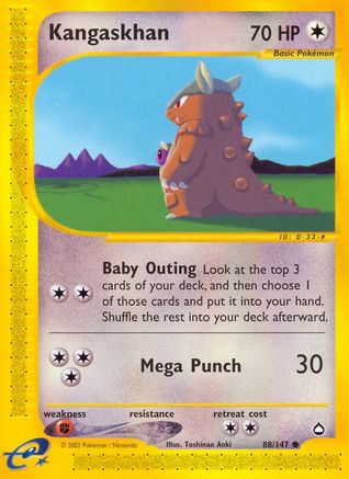 Kangaskhan 88/147 - Aquapolis - Poke-Collect
