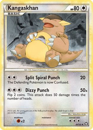 Kangaskhan 36/102 - Triumphant Reverse Holofoil