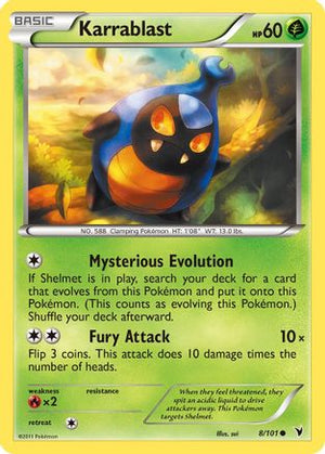 Karrablast 8/101 - Noble Victories Reverse Holofoil - Poke-Collect