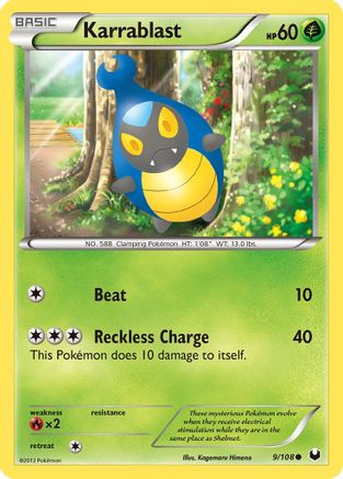 Karrablast 9/108 - Dark Explorers - Poke-Collect
