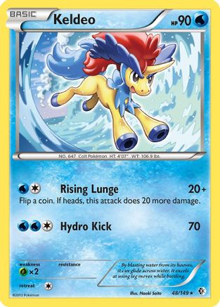 Keldeo (48) 48/149 - Boundaries Crossed - Poke-Collect