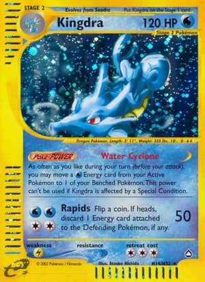 Kingdra H14/147 - Aquapolis Holofoil - Poke-Collect