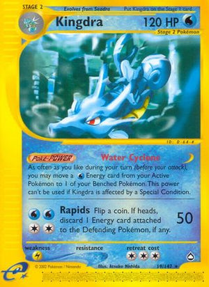 Kingdra 19/147 - Aquapolis Reverse Holofoil