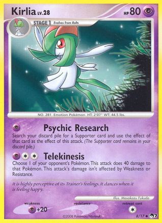 Kirlia 8/17 - POP Series 7 Holofoil - Poke-Collect
