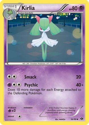 Kirlia 56/99 - Next Destinies Reverse Holofoil - Poke-Collect