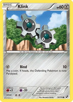 Klink 74/114 - Black and White Reverse Holofoil - Poke-Collect