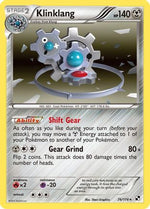 Klinklang 76/114 - Black and White Reverse Holofoil - Poke-Collect