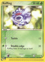 Koffing 54/109 - Ruby and Sapphire Reverse Holofoil - Poke-Collect