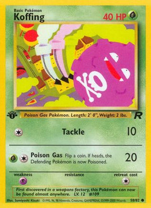 Koffing 58/82 - Team Rocket Unlimited - Poke-Collect