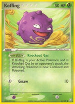 Koffing 61/109 - Team Rocket Returns Reverse Holofoil - Poke-Collect