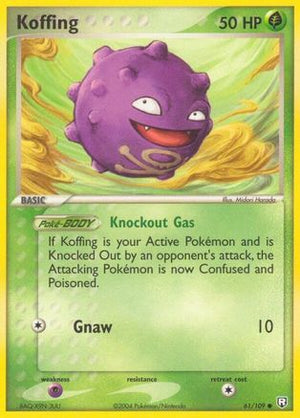 Koffing 61/109 - Team Rocket Returns Reverse Holofoil - Poke-Collect
