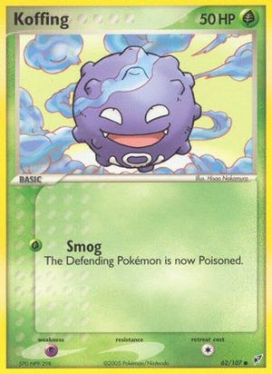 Koffing 62/107 - Deoxys Reverse Holofoil - Poke-Collect