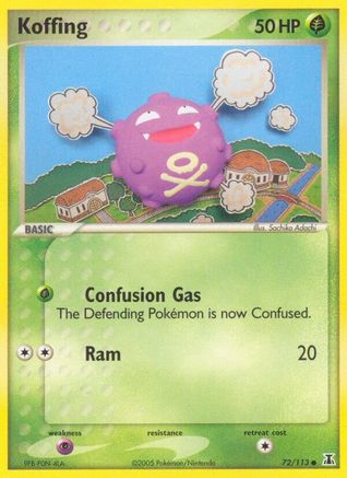 Koffing 72/113 - Delta Species Reverse Holofoil - Poke-Collect