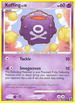 Koffing 74/106 - Great Encounters Reverse Holofoil - Poke-Collect