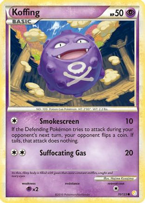 Koffing 70/123 - HeartGold SoulSilver Reverse Holofoil - Poke-Collect