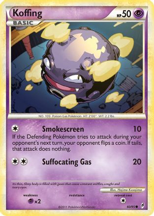 Koffing 60/95 - Call of Legends - Poke-Collect