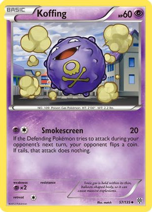 Koffing (57) 57/135 - Plasma Storm - Poke-Collect