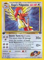 Koga's Pidgeotto 27/132 - Gym Challenge 1st Edition - Poke-Collect