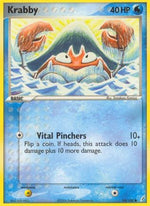 Krabby 54/100 - Crystal Guardians Reverse Holofoil - Poke-Collect