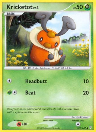Kricketot 109/147 - Supreme Victors Reverse Holofoil - Poke-Collect