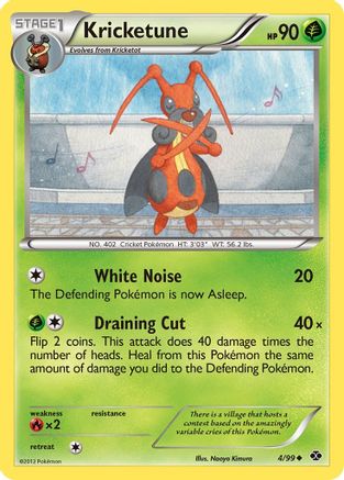 Kricketune 4/99 - Next Destinies - Poke-Collect