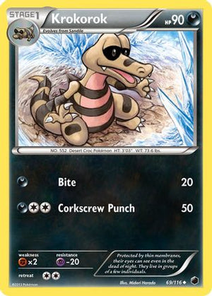 Krokorok 69/116 - Plasma Freeze Reverse Holofoil - Poke-Collect