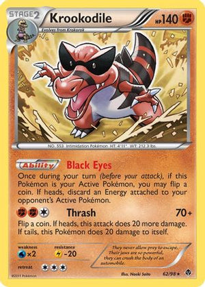 Krookodile 62/98 - Emerging Powers Reverse Holofoil - Poke-Collect