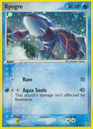 Kyogre - 006/106 6/106 - Emerald Reverse Holofoil - Poke-Collect