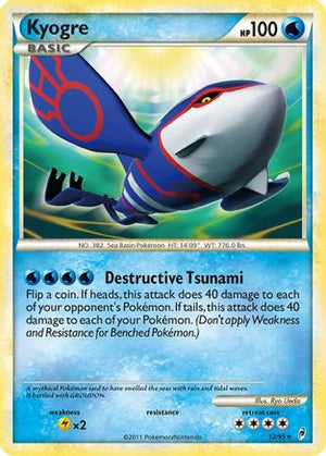 Kyogre 12/95 - Call of Legends Reverse Holofoil - Poke-Collect