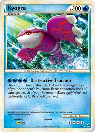 Kyogre (Shiny) SL6/95 - Call of Legends Holofoil - Poke-Collect