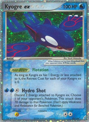 Kyogre ex 95/100 - Crystal Guardians Holofoil - Poke-Collect