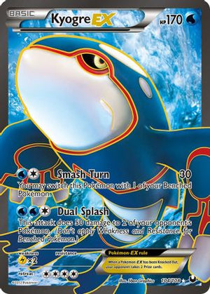 Kyogre EX (104 Full Art) 104/108 - Dark Explorers Holofoil